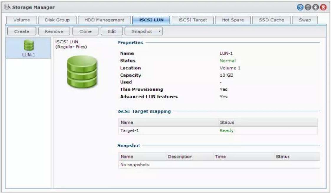 SYNOLOGY EDS14 - Gestion des iSCSI LUN - 1