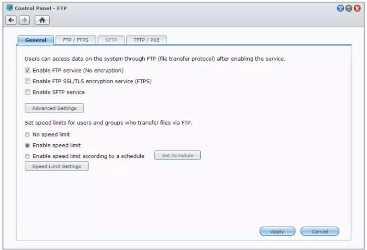 SYNOLOGY EDS14 - Accès aux fichiers via FTP - 1
