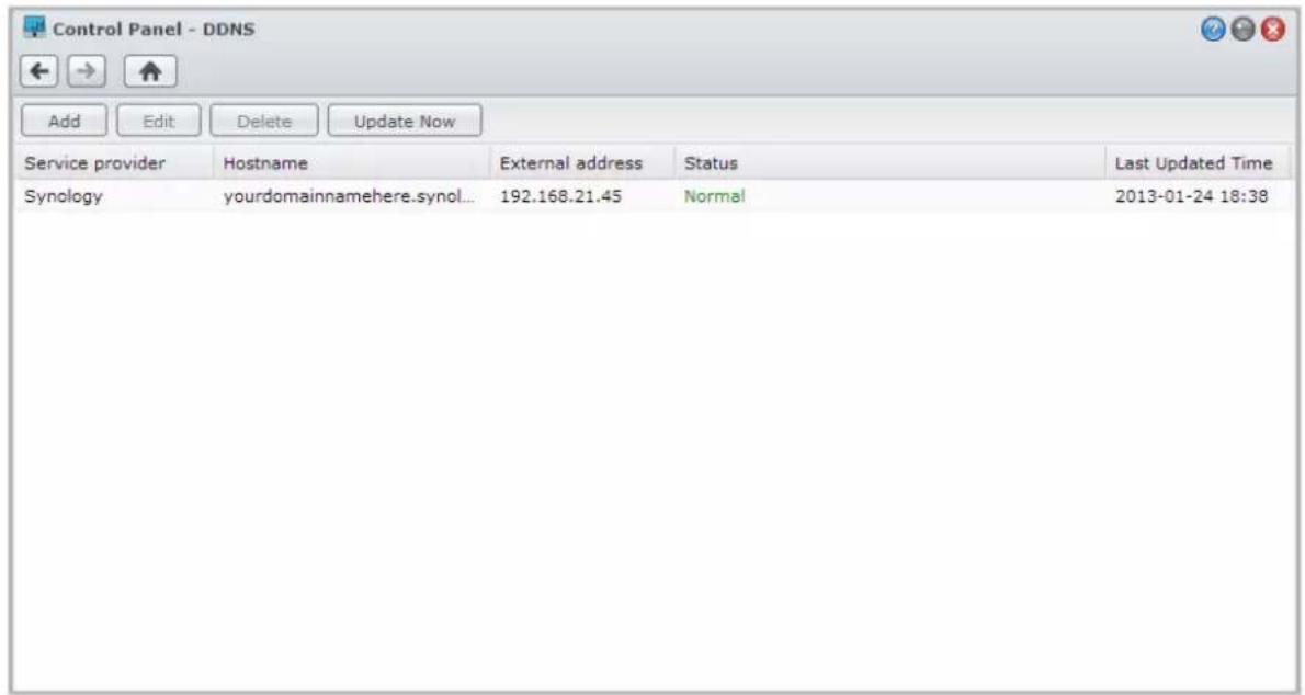SYNOLOGY EDS14 - Enregistrement DDNS pour le Synology NAS - 1