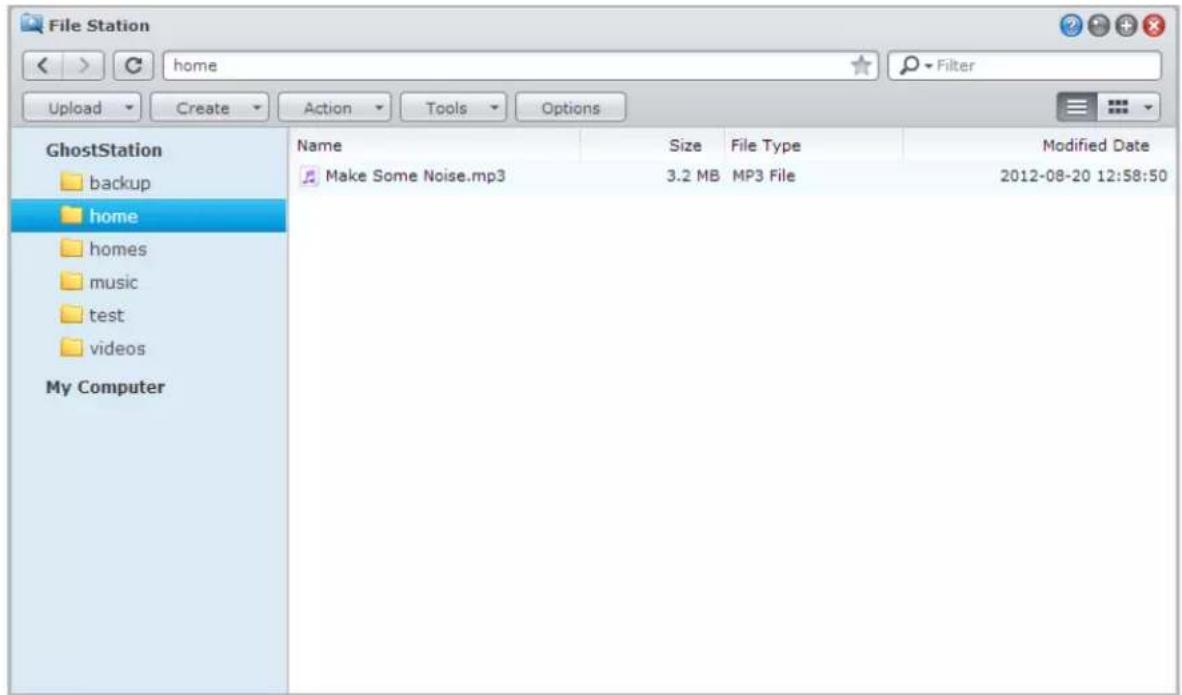 SYNOLOGY EDS14 - Accès aux fichiers via File Station - 1