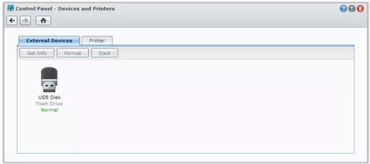 SYNOLOGY EDS14 - Gestion des disques externes - 1
