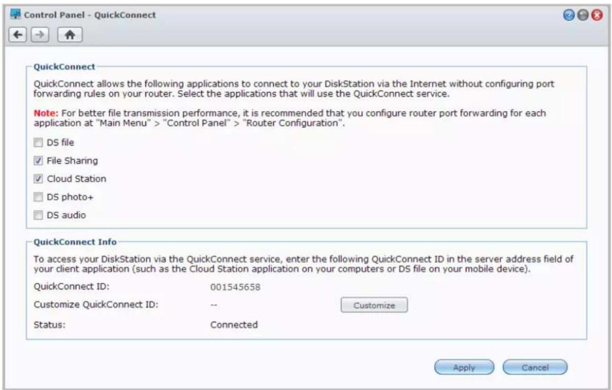 SYNOLOGY EDS14 - Accéder aux services DSM via QuickConnect - 1