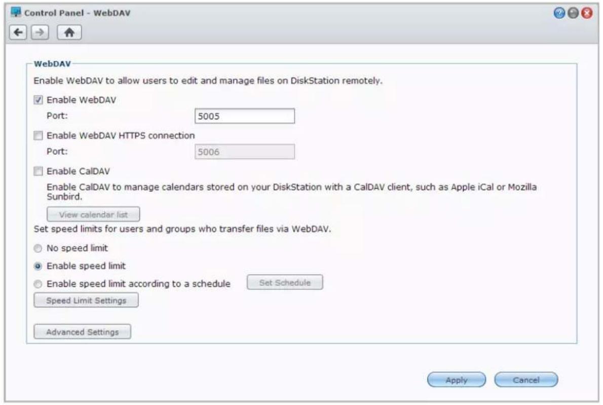 SYNOLOGY EDS14 - Accès aux fichiers via WebDAV - 1