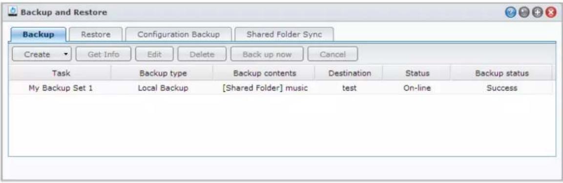 SYNOLOGY EDS14 - Sauvegarde des données ou iSCSI LUN sur le Synology NAS. - 1