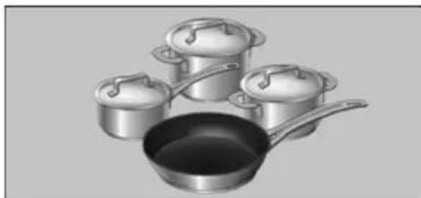 NEFF T23R46N0 - Suitable pans - 1