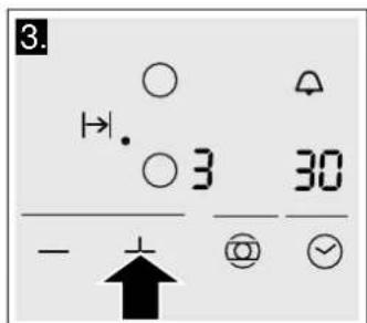 3. ○ →. ○ 3 30 — + @ ✓