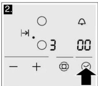 2. ○ →. ○ 3 00 — + ⏻ ↑