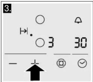 3. ○ →. ○ 3 30 — + — ↓ ↙