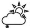 ALECTO WS-4500 - Verklaring weer icoontjes 4-daagse weersvoorspelling: - 9