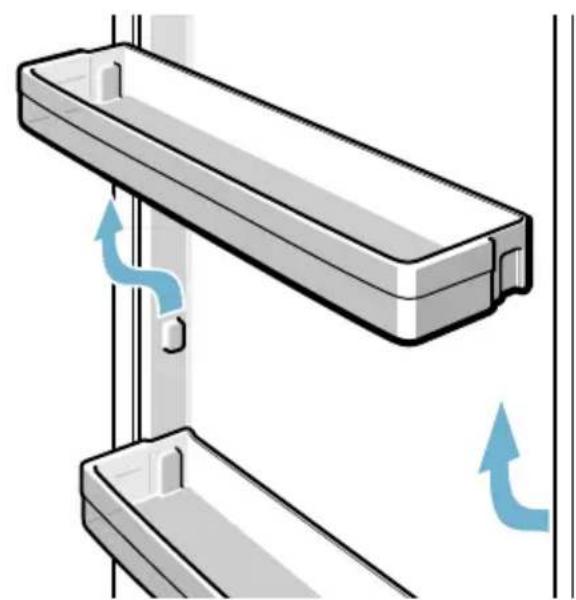Diagram of a mechanical assembly with two components and directional arrows indicating motion (no text or symbols)