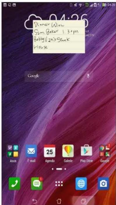 ASUS Fonepad 8 FE380CG - Mémos - 2