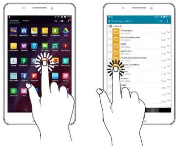 ASUS Fonepad 8 FE380CG - Ouvrir une application ou sélectionner un élément - 1