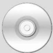 Circular optical disc with concentric rings and central hole (no text or symbols).