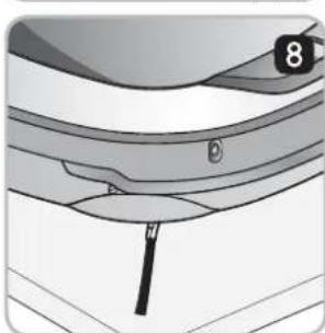 Close-up of a mechanical component with layered structure and a labeled section (no readable text or symbols)