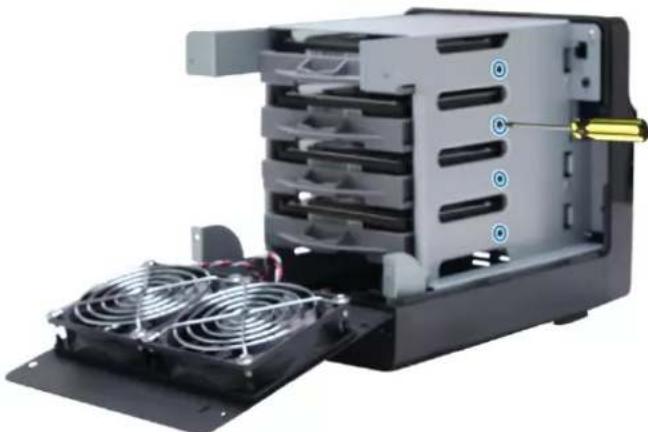 SYNOLOGY DiskStation DS414j - Installation des disques - 7