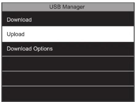 USB Manager Download Upload Download Options