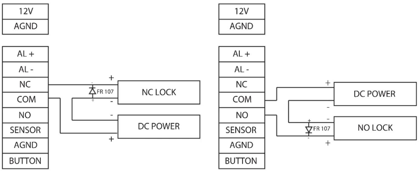 Safescan TA-8025 - PLEASE NOTE: ALWAYS USE A QUALIFIED ENGINEER TO INSTALL DOOR ACCESS CONTROL ON THE TA TERMINAL - 2