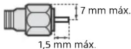 SONY KDL-32R405C - Recomendación sobre el conector de tipo F - 1