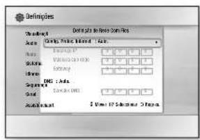 SAMSUNG BD-J5500E - Definições de Rede Com Fios - 1