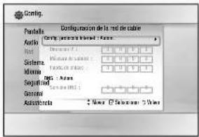 Config. Portels Configuration de la red de cabre Porto Porto: (gazette internet - 1000) Host Sistema: Monto Segu#tion Gesetoid Autosobructs Monto (2 Second version) 2000