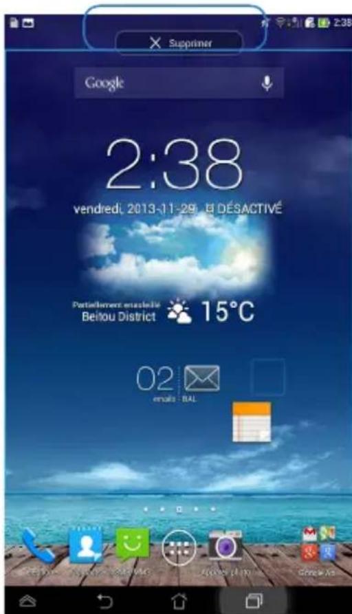 Supprimer Google 2:38 vendredi: 2013-11-29. É DÉSACTIVÉ Particière enasles de Beitou District 15°C 02 emails - BAL