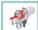 NEFF W5420X1EU - Install the transport safety devices: - 6