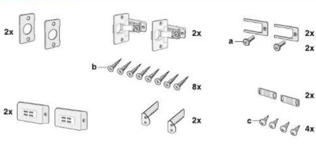 2x a 2x 2x b 8x 2x c 4x