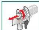 NEFF W5420X1EU - Removing the transport safety devices - 5