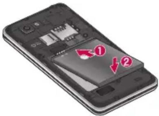LG Optimus 4X HD P880 - Installation de la carte SIM et de la batterie - 3