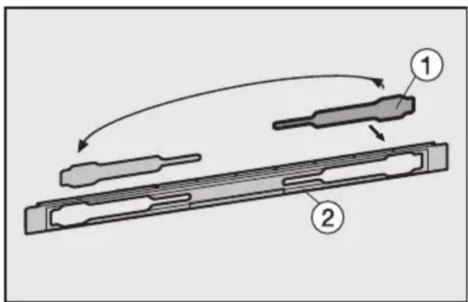 MIELE KWTN 14826 SDE ed/cs-2 - Changement de la butée de porte - 5