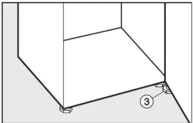 MIELE KWTN 14826 SDE ed/cs-2 - Support de la porte de l'appareil - 1
