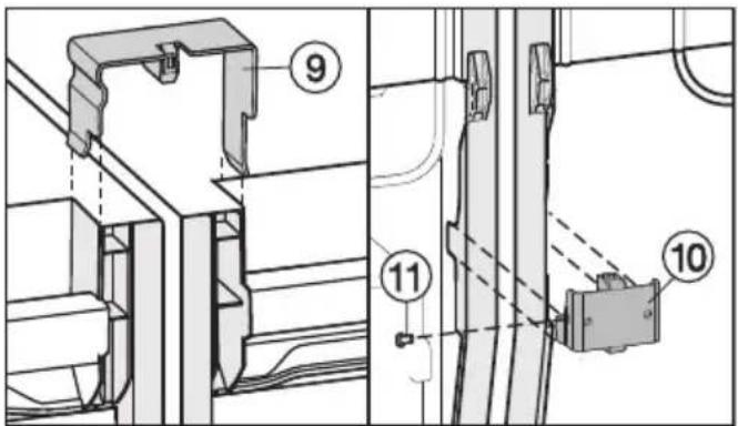 MIELE KWTN 14826 SDE ed/cs-2 - Etapes de montage sur les faces arrière des appareils - 1