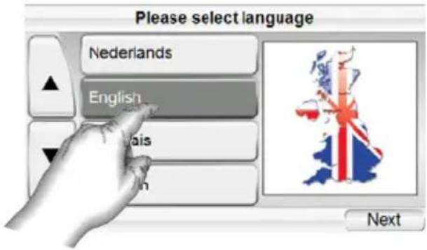 Please select language Nederlands English Mais Next