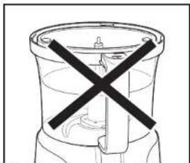 Simple line drawing of a container with a cross mark, no text or symbols present
