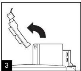 Diagram showing a mechanical component with an arrow indicating direction, no text or symbols present