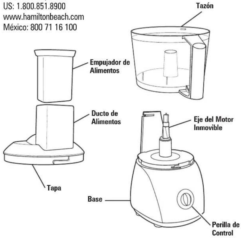 HAMILTON BEACH ChefPrep 70670 - Partes y Características - 1