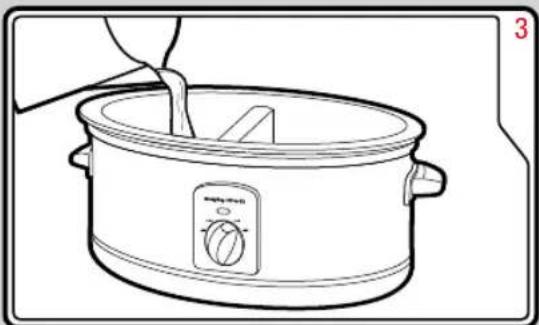 MORPHY RICHARDS Partition Slow Cooker 48762 - Using Your Slow Cooker - 3