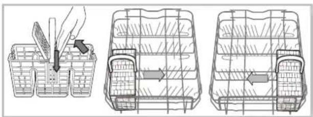 Hotpoint Ariston LSTF 7B019 EU - Panier à couverts - 1