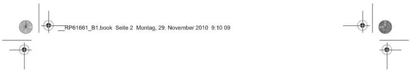 __RP61661_B1.book Seite 2 Montag, 29. November 2010 9:10 09