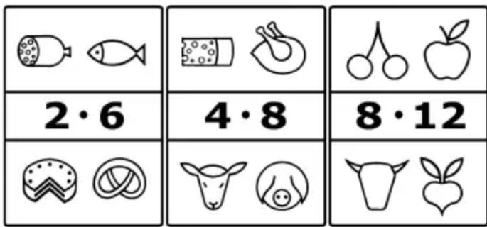 2·6 4·8 8·12