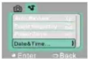 Date&Time... Enter Back