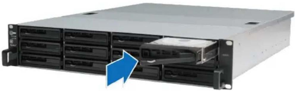 SYNOLOGY RX1214RP - Install Drives - 4
