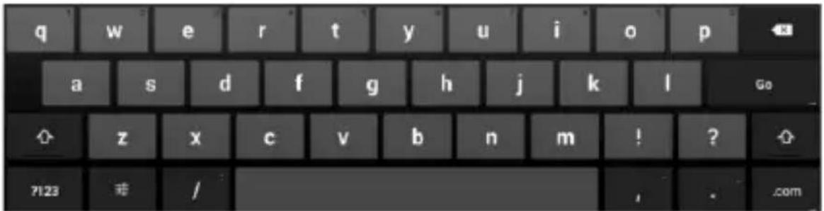 q w e r t y u i o p a s d f g h j k l Go z x c v b n m ! ? ?123 王 / , . com