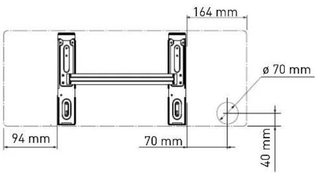 164 mm Ø 70 mm 94 mm 70 mm 40 mm