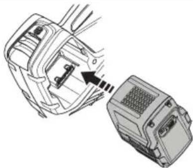 HUSQVARNA 536LiB - Per collegare la batteria al prodotto. - 2