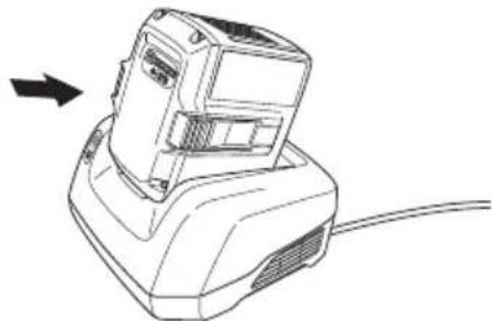 HUSQVARNA 536LiB - Per caricare la batteria - 1