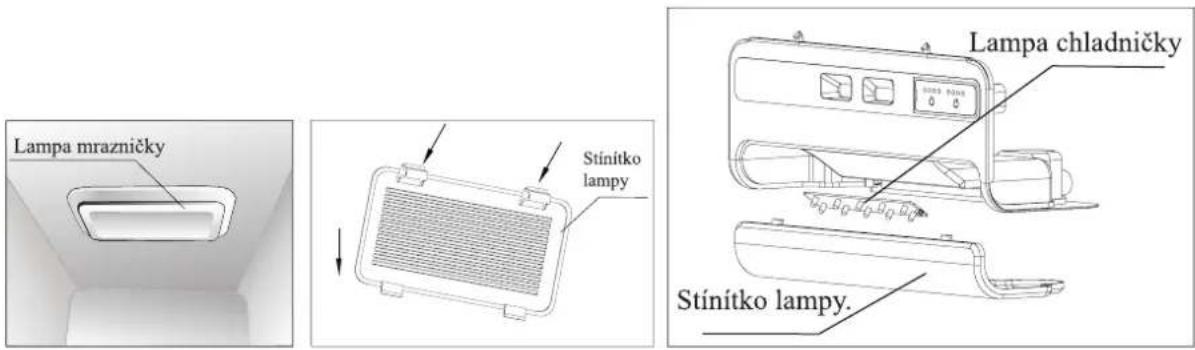 Lampa mrazničky Stínítko lampy Lampa chladničky Stínítko lampy.
