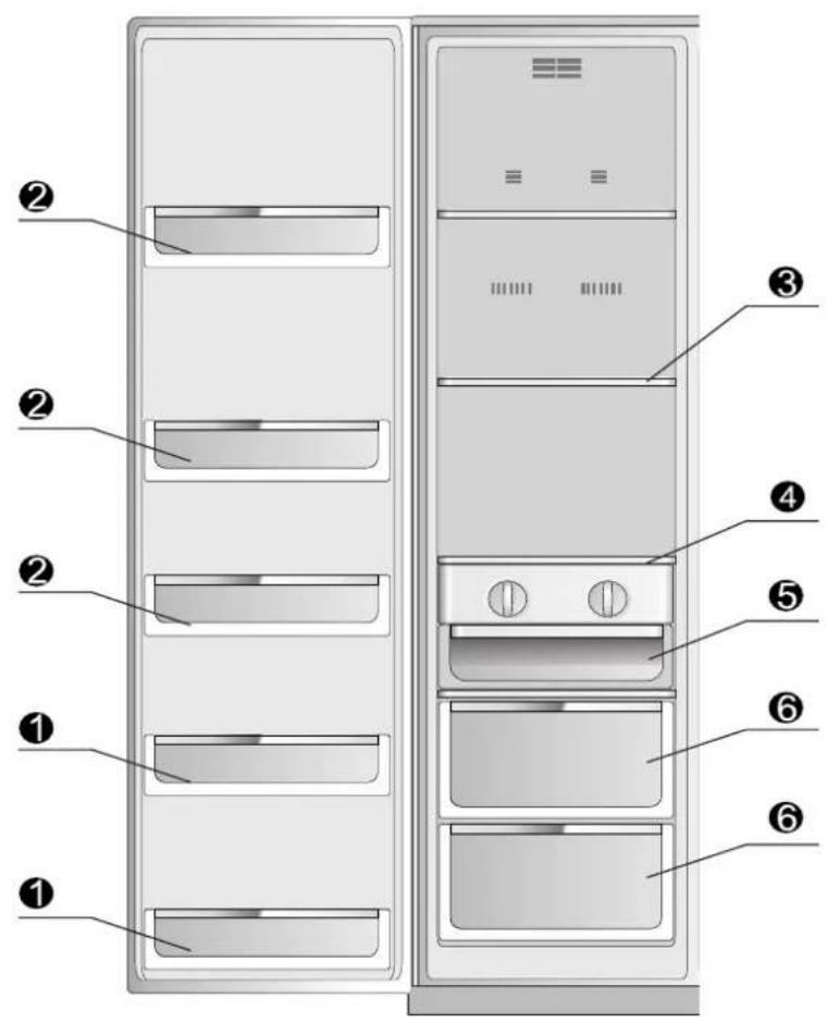 INDESIT SBSAA 530 S D - Scomparto congelatore - 1