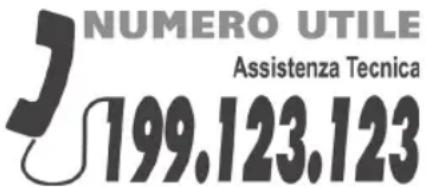 NUMERO UTILE Assistenza Tecnica 199.123.123