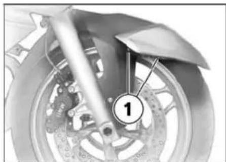 BMW R 1200 RT (2008) - フロントホイール を取り付ける - 10